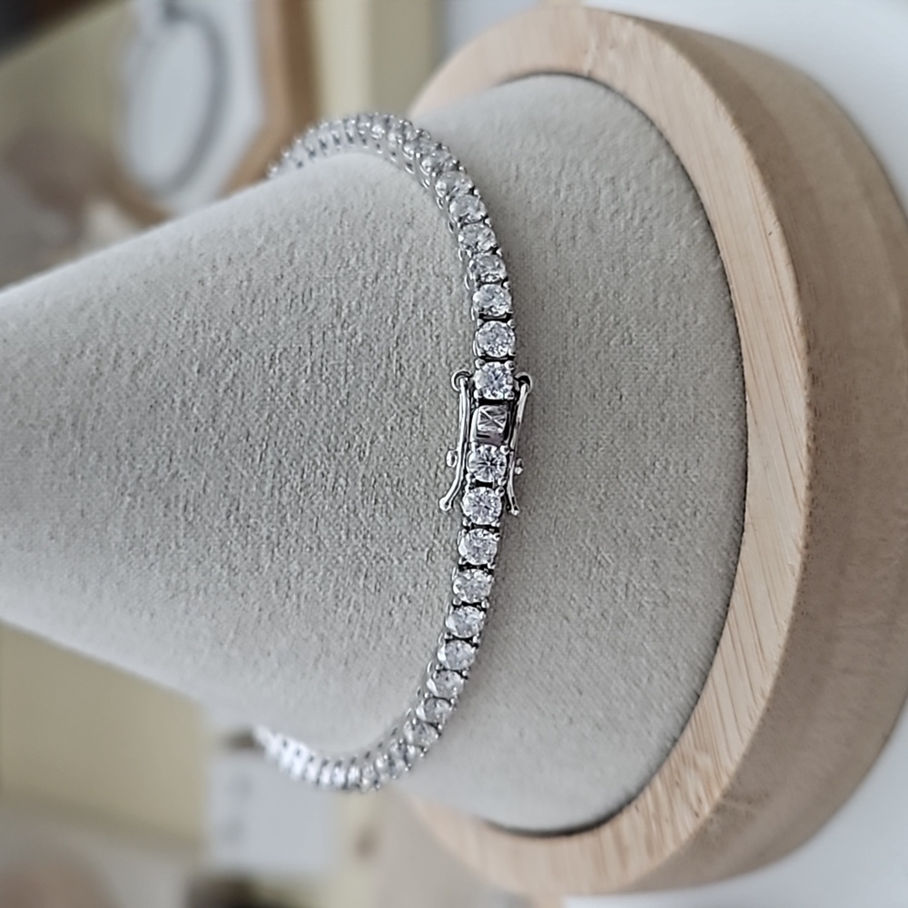 20cm / 3mm Moissanite Tennis Bracelet
